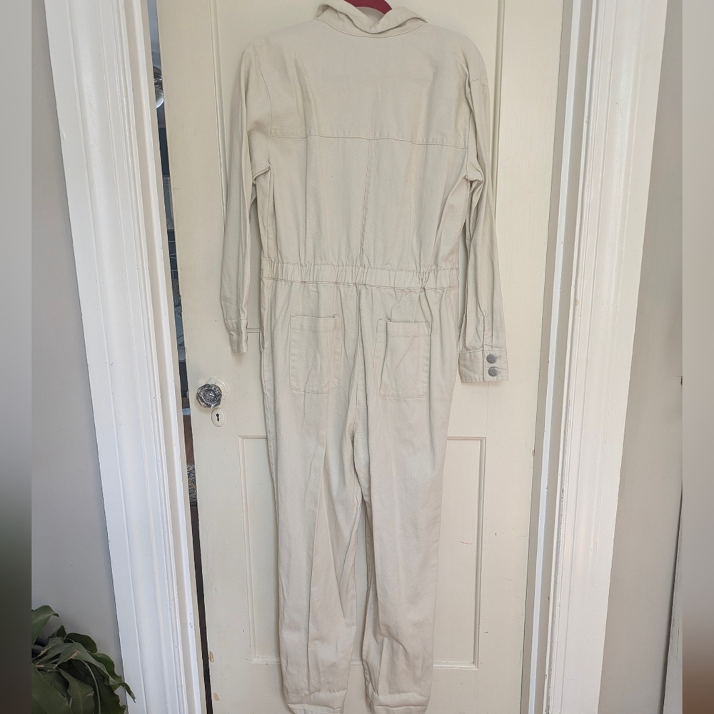 Cream Coveralls Jumpsuit By Sandy Liang x Target - Picture 6 of 11